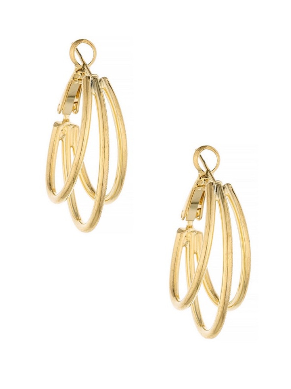 ettika Women's Classic Double Ring Hoop